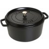 Liatinový hrniec Staub 30 cm, čierny