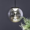 Eco-Light Závesné LED svietidlo Altaïr, strieborná farba, Ø 15 cm, sklo 3 000 K - 9540 S-1 SI