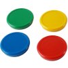Magnety farebné priemer 40 mm, 4 ks