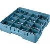 Cambro Kôš Camrack 16 pozícií, výška pohára 32 cm - Tyrkysová| TOM, R-16S1214-414