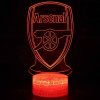 Beling 3D lampa, 3D lampa Arsenal, 7 farebná S203JK