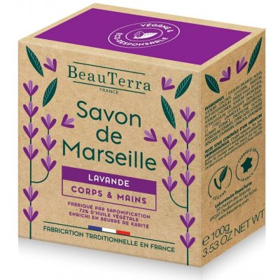 Beauterra Marseille Solid Soap Lavander 100g
