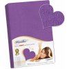 Bellatex Prestieradlo Froté tmavo fialové 180x200