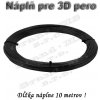 Náplň pre 3D pero, ABS - 1,75 mm - čierna (cena za 10 m)