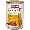 Animonda Carny Adult hovädzie,kura a kačacie srdiečka 400 g