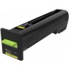 Lexmark CS820 CX820 CX825 CX860 vratný toner originál žltá Maximálny rozsah stárnek 8000 Seiten; 72K20Y0