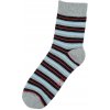 Detské ponožky Prúžky tenké šedá