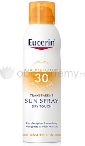 Eucerin transparentný sprej na opaľovanie Dry Touch SPF30 200 ml