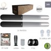 KEY RAY 2524 K 2x SUB-44WR, 1x CT-14AB2, 1x RX4, 1 pár FT-32, 1x LED24 pre dvojkrídlovú bránu do 2.5m / krídlo (RAYKIT pre dvojkrídlovú bránu do 2.5m / krídlo, 2x RAY2524 (24V, 85W, 1500N), 2x SUB-44W