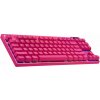 Logitech G PRO X TKL LIGHTSPEED Gaming Keyboard - MAGENTA - US INT L - 2.4GHZ/BT - TACTILE