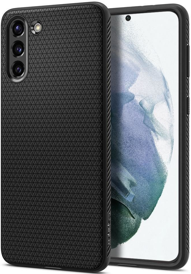 Púzdro Spigen Liquid Air silikónové Samsung Galaxy S21 Matte čierne
