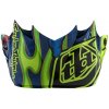 Troy Lee Designs SE4 Eyeball Navy Yellow Visor Náhradní hledí pro helmy - motocross Rozbaliev(n)o