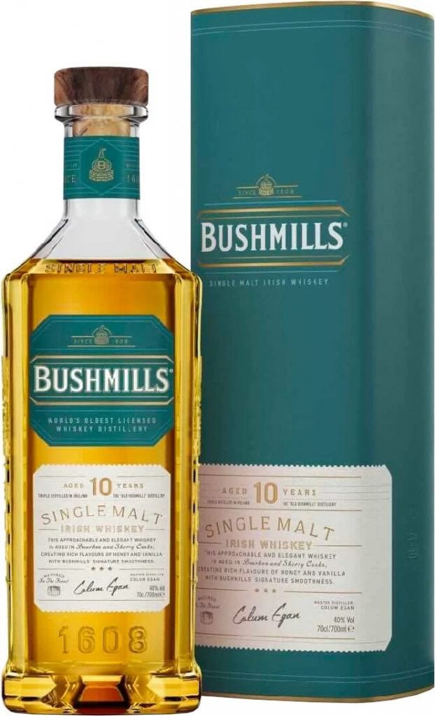 Bushmills Malt Old 10y 40% 0,7 l (tuba)