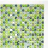 Mozaika WzorcowniaStudio 30,5 x 32,2 cm, odtiene zelenej farby