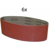 GUDE GÜDE Brusný pás 530 x 75 mm/ K80 (6 ks)