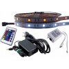 SET LED pásik SMD RGB 5050 ovládač diaľkový ovládač 7 m