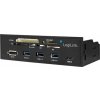 LogiLink UA0341 čierna / 5.25 USB Hub a čítačka kariet / 3x USB-A / 1x USB-C / 1x eSATA (UA0341)
