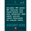 Zákony I. A / 2025 - Daňové zákony - kolektív autorov