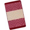 Bellatex Bany Chevron burgundy 60 x 100 cm