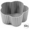 ODELO ROSELI OD2047 Silikónové košíčky na muffiny KVETY, 6ks, 6.5x5x3cm