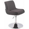 Design-Shop Club lounger látka Tmavo sivá