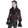 Košele DEVIL FASHION Wine Red Gothic Retro
