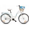 Detský retro bicykel GOETZE STYLE bielo-modrý