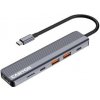 Canyon DS-17, Multiport Docking Station, 6 portov, 1xUSB-C 100W+2xUSB3.0+ 1xHDMI+čítačka kariet CNS-TDS17