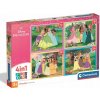 Clementoni Puzzle 4v1 Princezné
