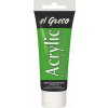 Akrylová farba El Greco 75 ml Fluorescent zelená (Akrylová farba El Greco 75 ml )