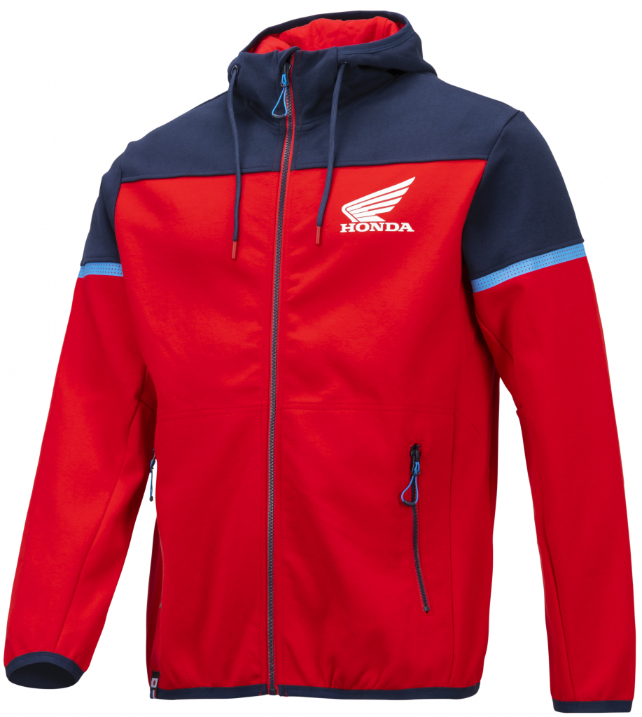 Honda mikina RACING Zipped 22 red/blue