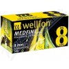 Wellion Medfine jehly inz.pera 0,30 x 8 mm 30G 100 ks