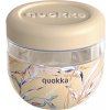 Quokka Plastová nádoba na jedlo Bubble Vintage Floral 770 ml 11x10 krémová