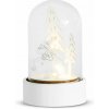 Dekorácia MagicHome Vianoce Woodeco, Santa v skle, 1xLED, 5x10 cm