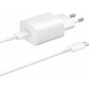 PÔVODNÁ RÝCHLA NABÍJAČKA SAMSUNG GALAXY 25W PD + KÁBEL USB TYP C 1,8M