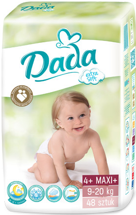 DADA Extra Soft 4 MAXI + 9-20 kg 48 ks od 7,2 € - Heureka.sk