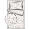 Poláše Holešov Bavlnená posteľná bielizeň kvetovaná vlčí mak biela veľkosti lôžkovín 140x200