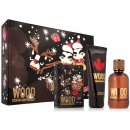 Dsquared2 Wood Men EDT 100 ml + sprchový gél 100 ml + pouzdro na karty darčeková sada