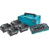 Makita 191U42-2 sada Li-ion XGT 40V BL4050F*4+DC40RB*1+TYPE3