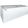 Tefcold Pultová mraznička presklené rovné veko - 489 L - biela - IDA600-W1 | TEFCOLD