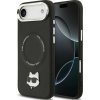 Karl Lagerfeld MagSafe púzdro s Choupette Pin pre iPhone Air čierne