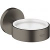 GROHE Essentials 40369AL1 Držiak pohára/misky na mydlo, kartáč. Grafit