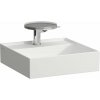Umývadielko KARTELL by Laufen 460x460 mm, bez otvoru pre batériu, bez prepadu, biela matná