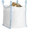 Big Bag vrece s nosnosťou 1000 kg - biela s modrou