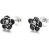 Majya Strieborné náušnice ROSES 10133