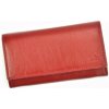 Dámska kožená peňaženka Money Kepper 12132 s RFID červenou farbou 17 x 9,5 x 4 cm