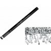 Konfety 40 cm STRIEBORNÉ STUŽKY HOBLINKY- METALICKÉ Silvester