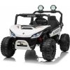 Beneo Elektrické autíčko T-REX Ride 4x4 Dvojmiestne 24V, biele, MP3 Prehrávač s USB/AUX vstupom, Pohon 4x4, Lítiová Batéria, Odpruženie, Diaľkový ovládač, LED Svetlá