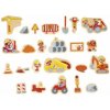 Janod Drevené magnetky pre deti Na stavbe 24 ks