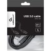 Gembird CCP-USB3-AMCM-1M USB 3.0 AM na Type-C (AM/CM), 1m, černý